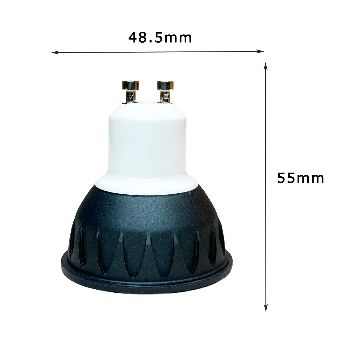 Bright Dimmable GU10 MR16 10W LED Light Bulb Black Spot Lamp Replaced Halogen 110V 220V 240V DC 12V 24V led spotlight
