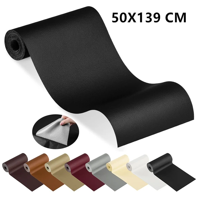 Premium Self-Adhesive Leather Repair - Red 50X138CM  Réparation de cuir,  Tables de découpe, Réparation canapé