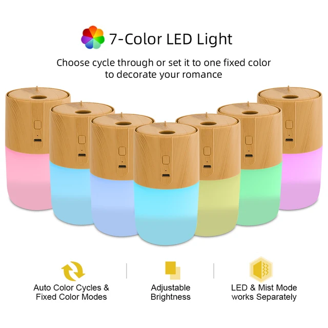 300ml Wood Grain Oil Diffuser 5