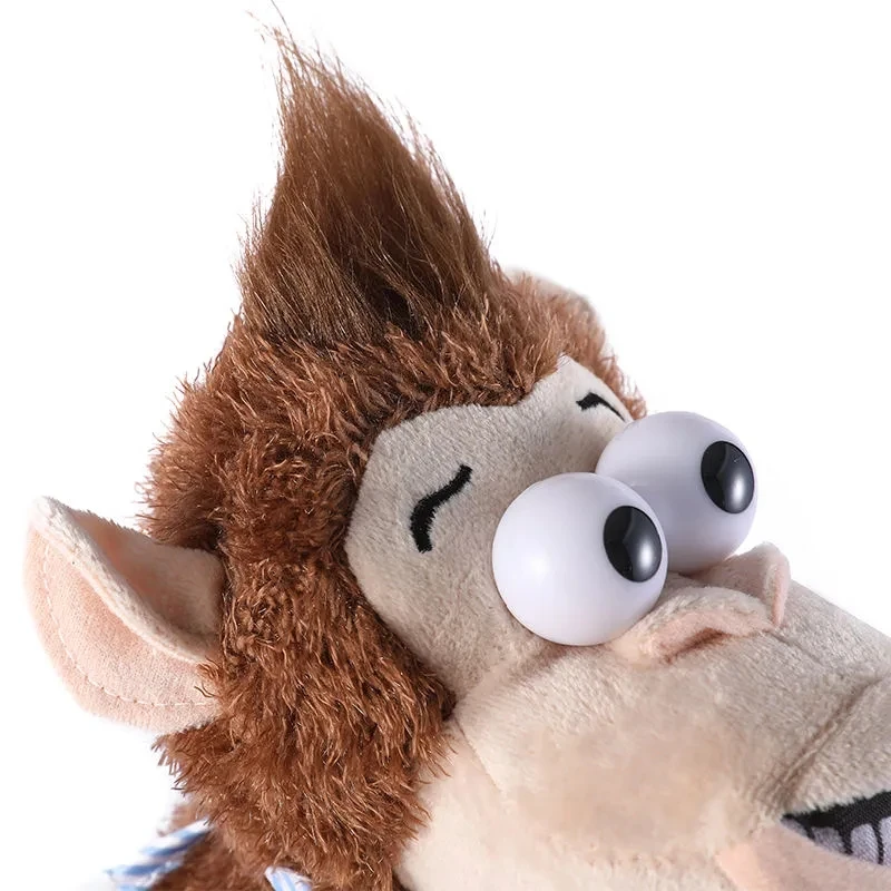 Electric Plush Toys Orangutan Monkey Doll Dont Touch My Food Kids Birthday Creative Gifts Stuffed Dolls for Kids
