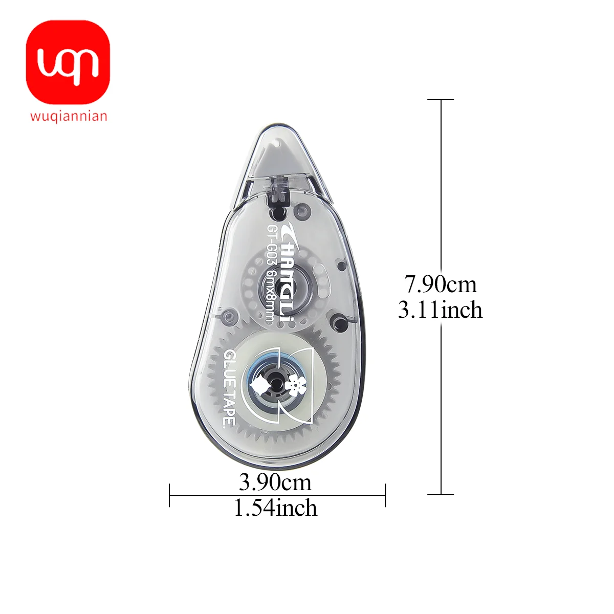 WQN-1/3PCS 고가치 양면 접착 스크랩북 콜라주 앨범 롤러 테이프 학생 및 사무실 미술 용품