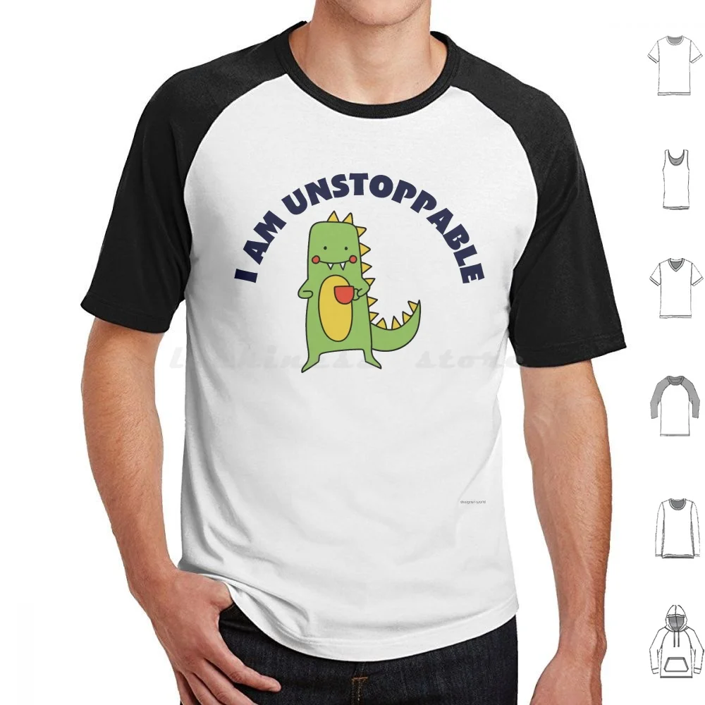 I Am Inarrestabile T-Rex Divertente T Shirt Big Size 100% Cotone Dino Inarrestabile Dinosauro Dino T Rex I Am Inarrestabile Rex Trex T Rex