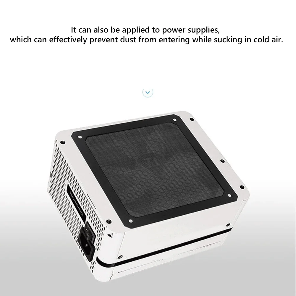 PC Chassis Cooling Dust Filter Magnetic PVC Net Guard Fan Cover Dust Filter Antidust Net for Computer 6