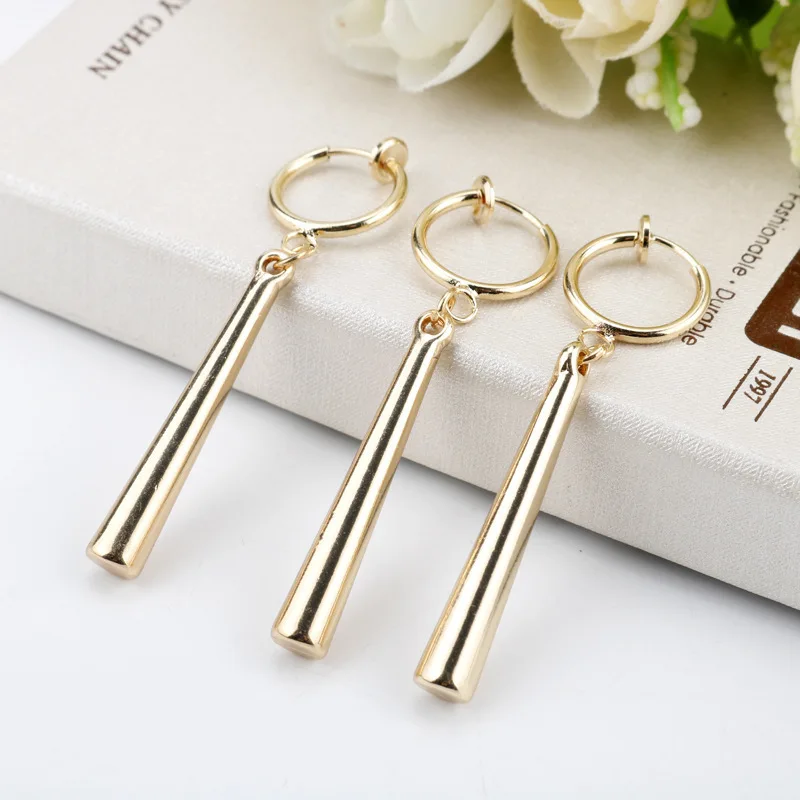 One Piece Roronoa Zoro Golden Pendant Earrings Cosplay Props