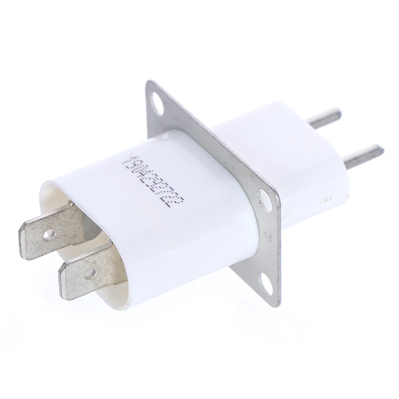 2pcs Electronic Microwave Oven Magnetron W/ Through-core Capacitor Pin Sockets Converter Home Microwave Magnetron Sockets Pins conversion plug plug conversion socket