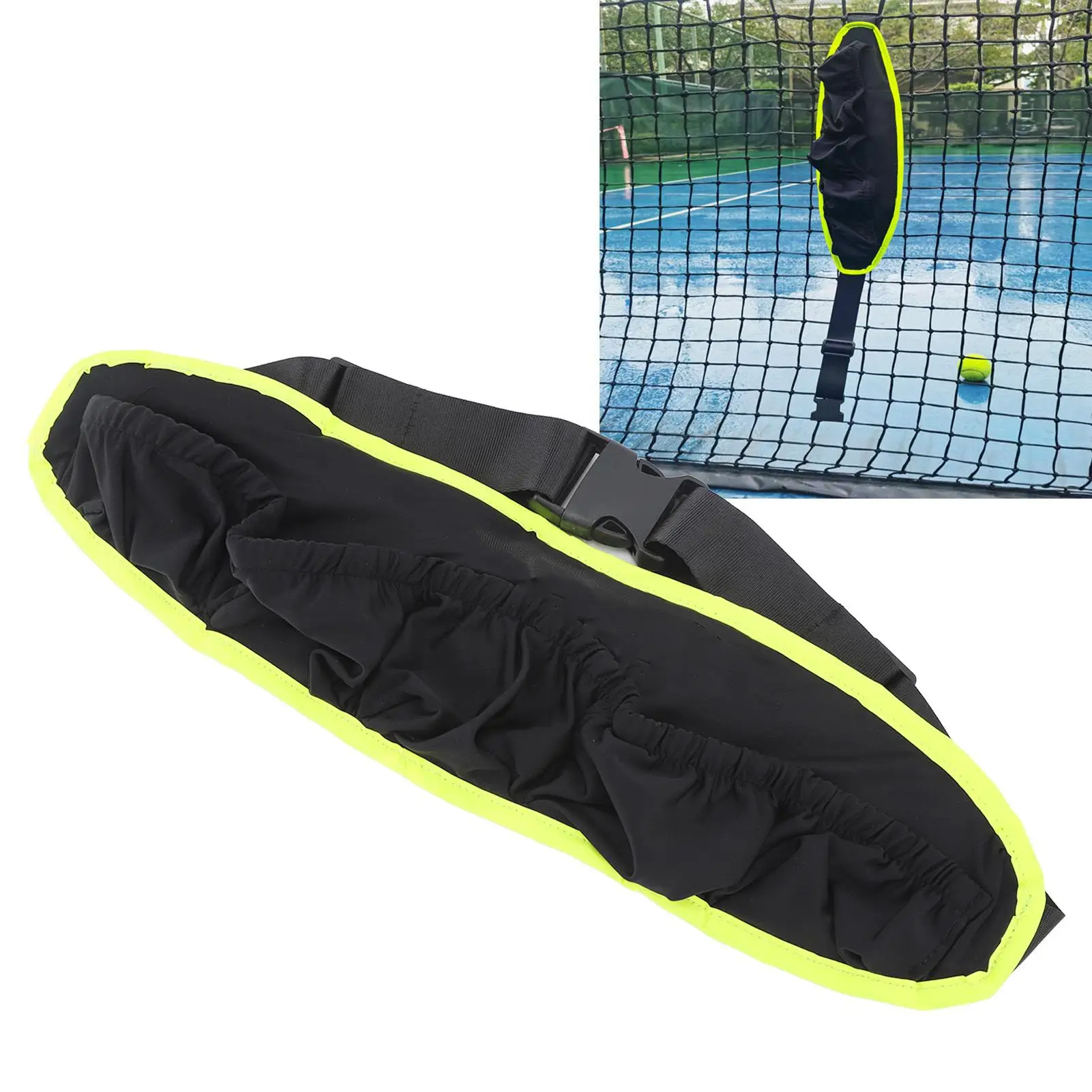 Sports Fanny Pack Anti Slip Waterproof Tennis Ball Holder Pouch Fleece Breathable Wear Resistant Washable for walking