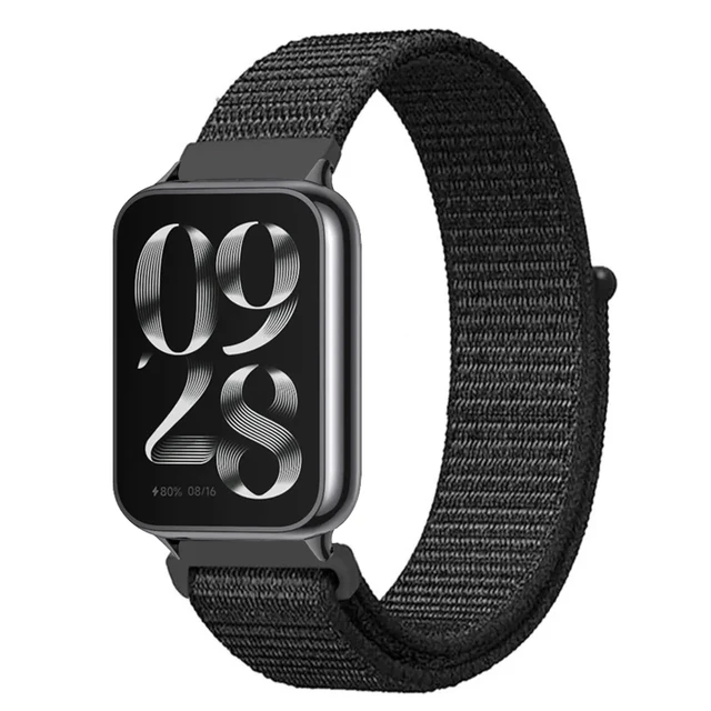 Nylon Strap for Xiaomi Mi Band 8 9 Pro Redmi Watch 4 Breathable Replaceable Bracelet Wristband Correa Watchband Accessories Belt 6