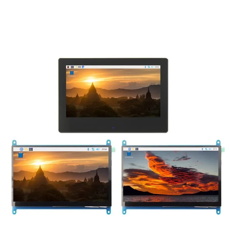 Touch Screen Da 7 Pollici Raspberry Pi 4 Lcd Tft Capacitivo Compatibile Con Hdmi Per Schermi Secondari Pi 4B 3B + Orange Pi 5 Pc Aida64