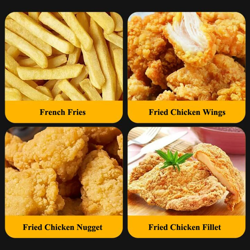 Commercial 110V 220V Electric Fryer Machine Stainless Steel Single Tank 6L Deep Fryer Restaurant Equipment Chicken Chips Fryer 6