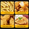 Commercial 110V 220V Electric Fryer Machine Stainless Steel Single Tank 6L Deep Fryer Restaurant Equipment Chicken Chips Fryer 6
