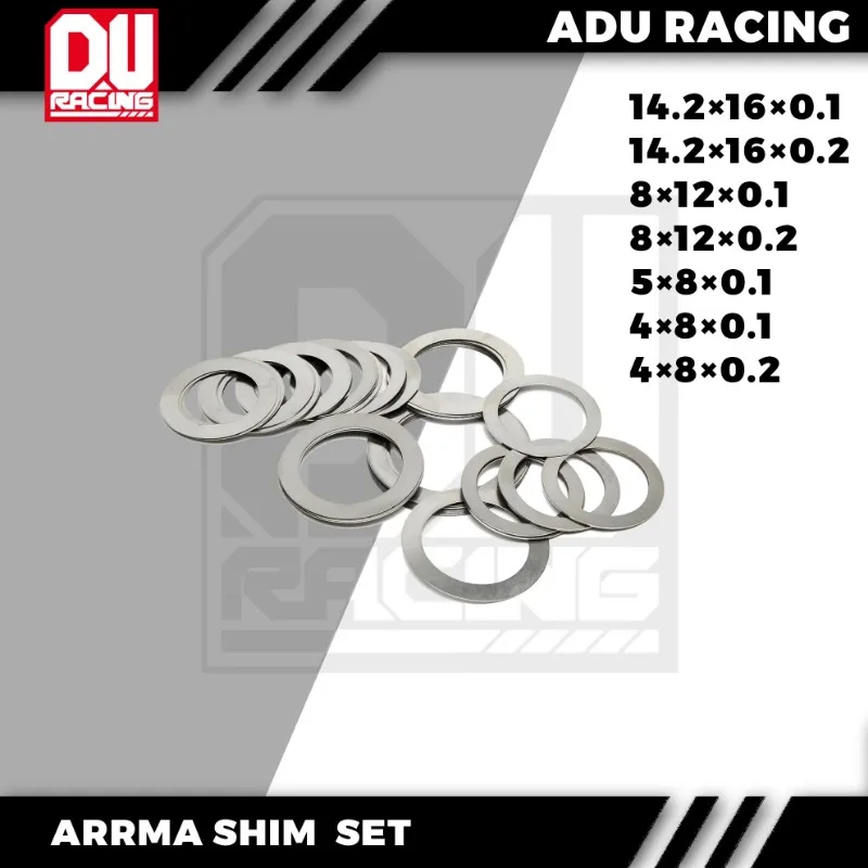 Shim Remote ADU RACING STEEL SHIM SET FOR ARRMA MOJAVE OUTCAST 6s Kraton Corally ...