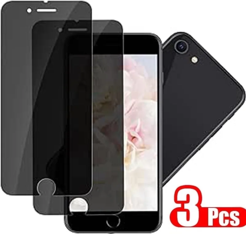 Premium Privacy Tempered Glass Screen Protector - 3-Pack