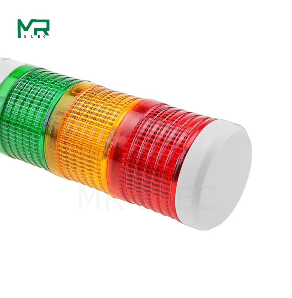 Multifunctional rotary industrial signal tower warning light alarm device 12V 24 V 110 V 220 v 1 ~ 5 optional