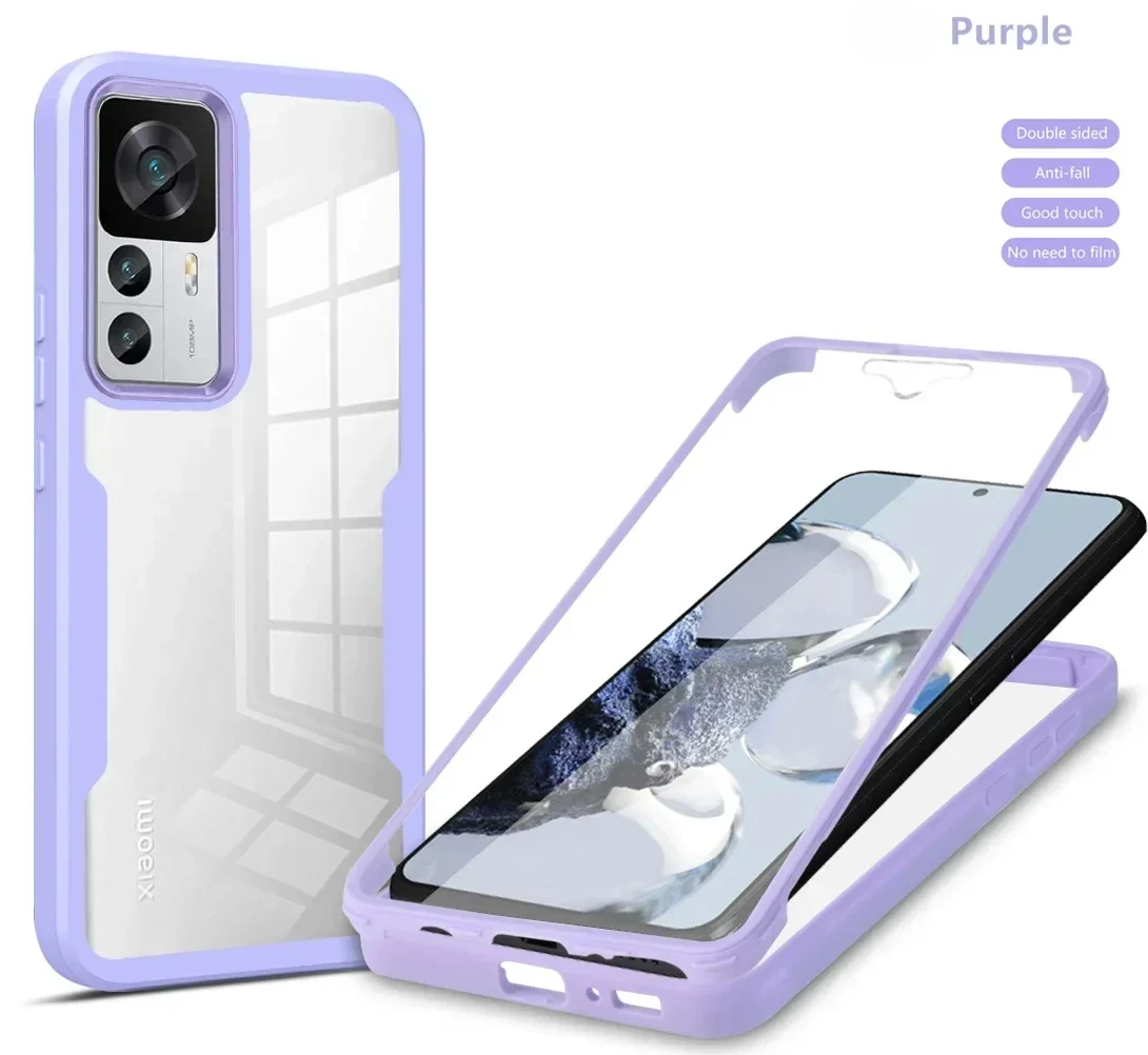 Crystal Clear 360° Protection Phone Case with Screen Protector