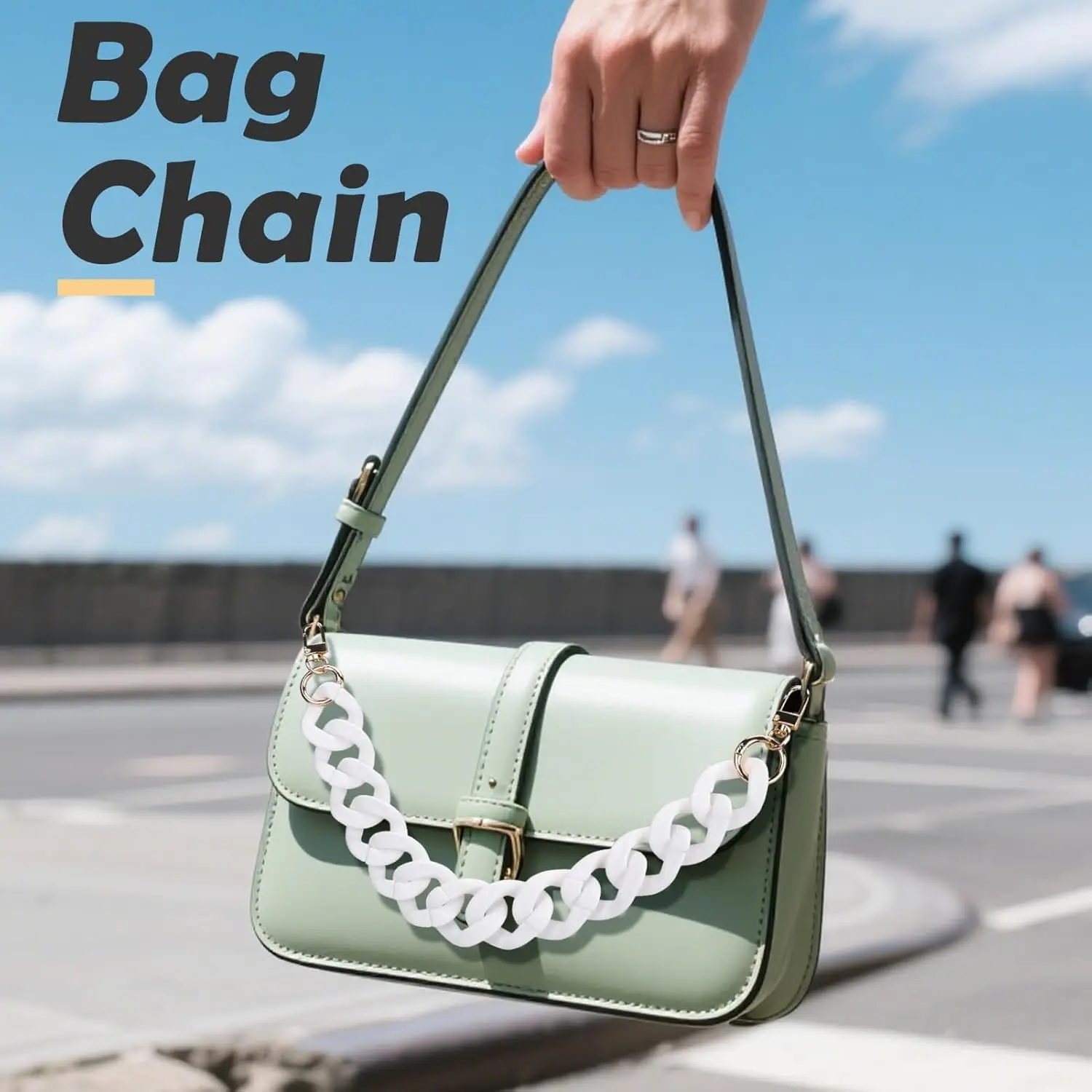 Purse Chain Acrylic Strap Bag Chains for Handbags Accessory Replacement Chain DIY Bags Decoration