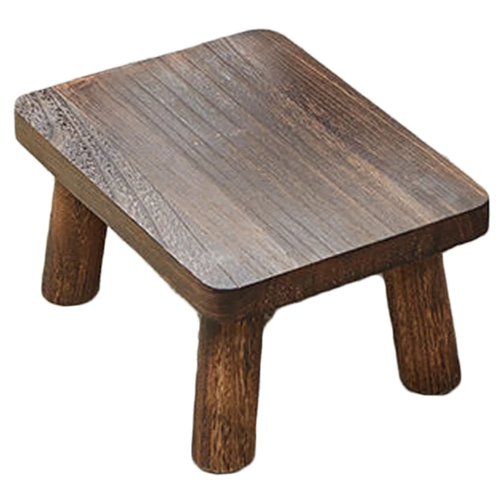 Square Mini Stool Wooden Step Stools For Foot Stool Small Bed Child Bedroom Bathroom Kitchen Childrens Stools Wooden