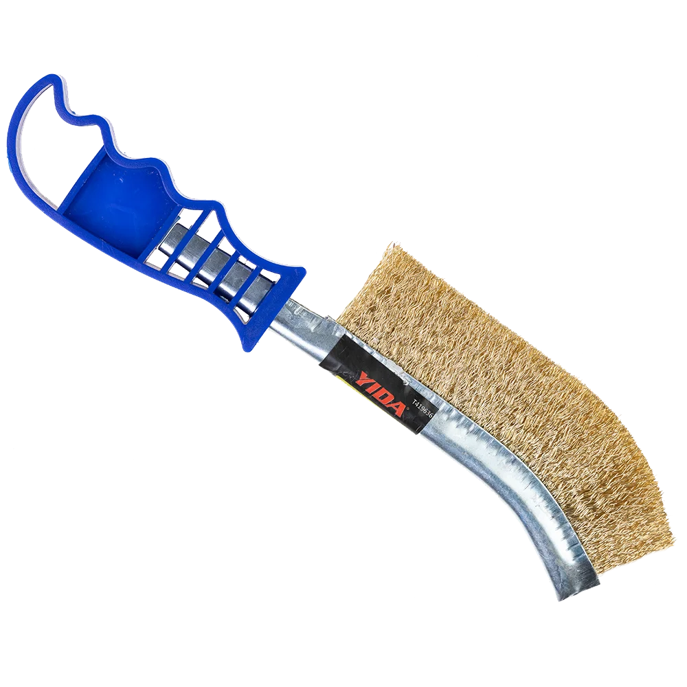 1PCS Multipurpose Tool Wire Brush Handheld BBQ Stainless Steel Metal Rust Removal Clean Brush Industrial Polishing And Deburring 3