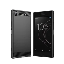 Luxury Full Soft Silicone Cover Case - Premium Protection - Sony XZ2 (Blue)