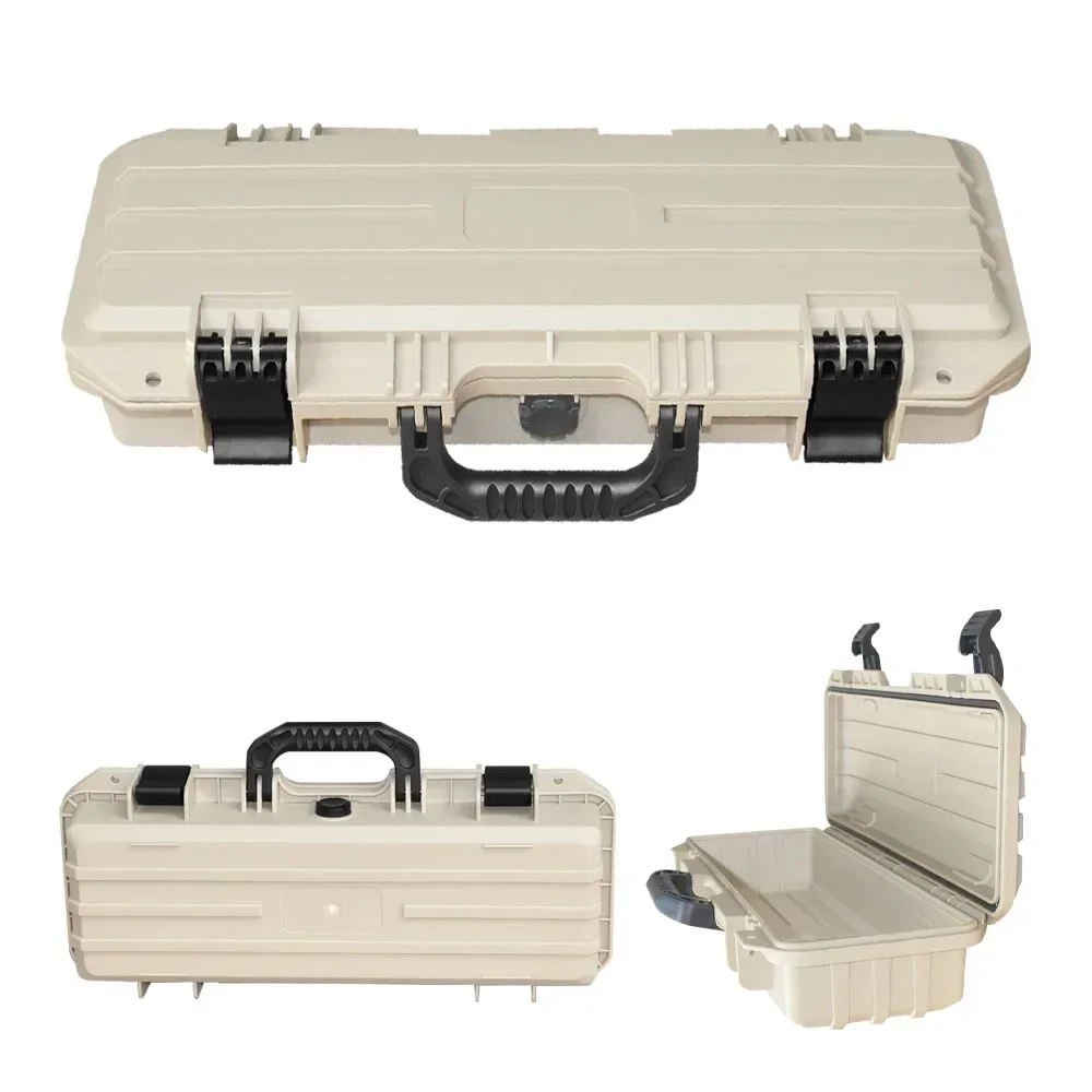 

Box Instrument And Storage PP With Cotton Tool Suitcase Moisture-proof Organizer Plastic Waterproof Toolbox Chest Long