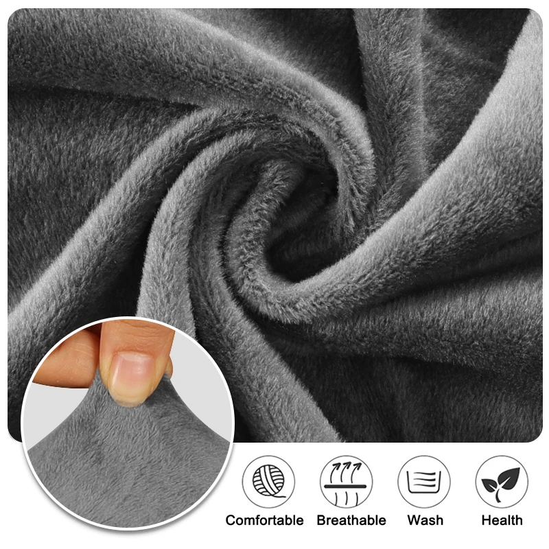 1/2/4/6 Pieces Velvet Fabric Super Soft Seat Cushion Covers Stretch Chair Cover Slipcovers For Hotel Banquet Dining Living Room 4
