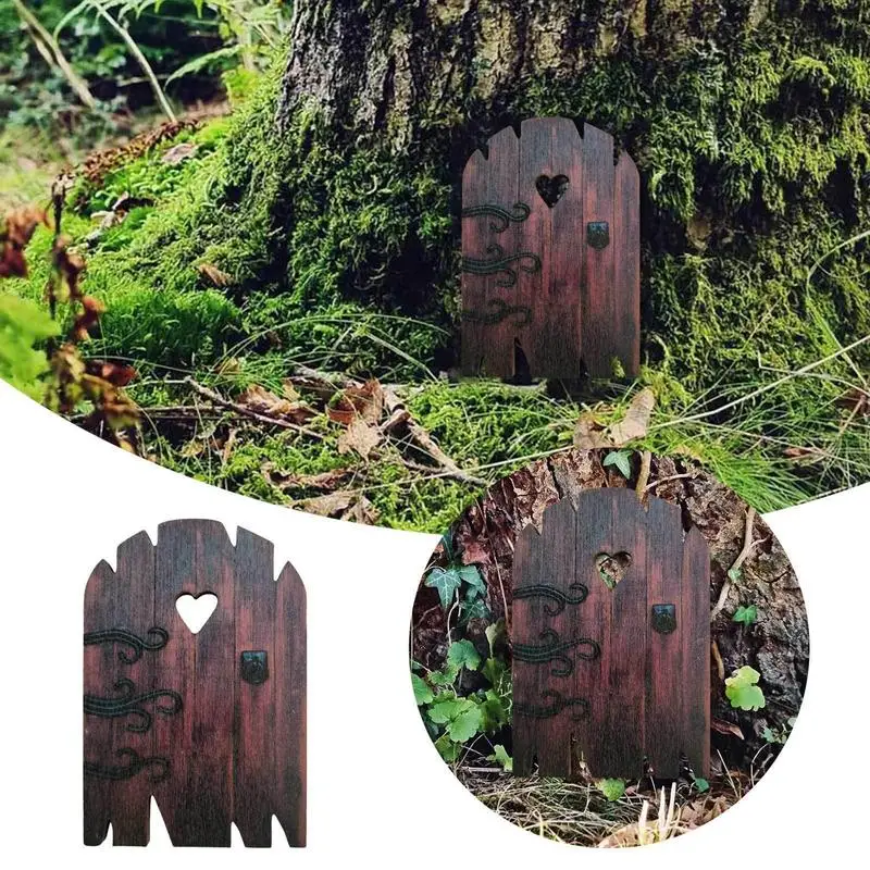 Porta Delle Fate In Miniatura Per Alberi – Decorazione Da Esterno Giardino Fatato