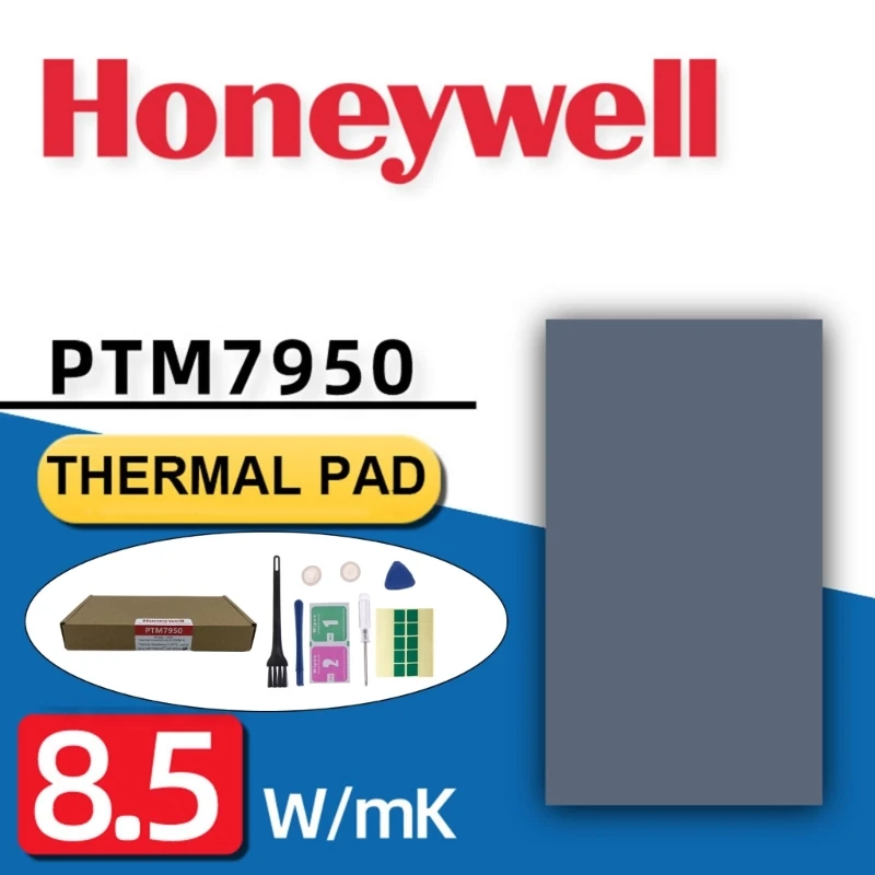 

Thermal Conductive 8.5W Pad -Honeywell PTM7950 Phase Change Silicone Pad Sheet Laptop CPU GPU Silicone Grease Pad