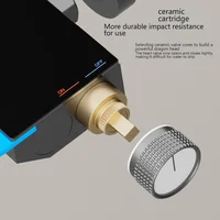 Grey Shower Set Ambient Light Showers System Set  Digital Display Piano Button With Bathroom Faucets Shower Head 3