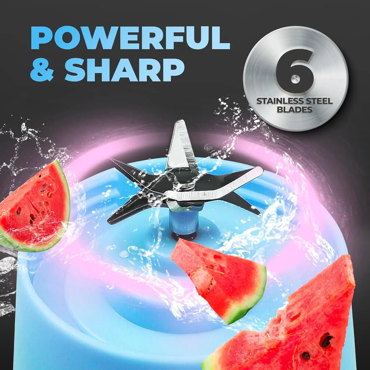 Compact USB Rechargeable Electric Juicer and Smoothie Maker