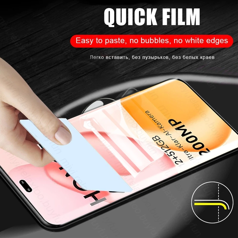 Advanced 6-in-1 999D Soft Hydrogel Film Curved Screen & Camera Protector
