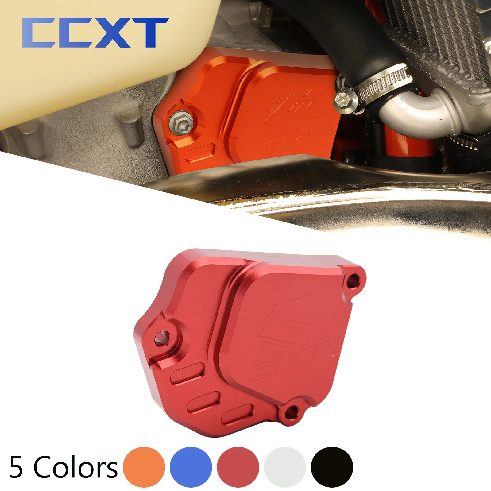 Coperchio Di Controllo Della Valvola Di Scarico Destro Cnc Per Moto Per Husqvarna Tc125 Te250I Tx300I 2024 Per Ktm Sx Xc Exc250 Exc300 2023-2024