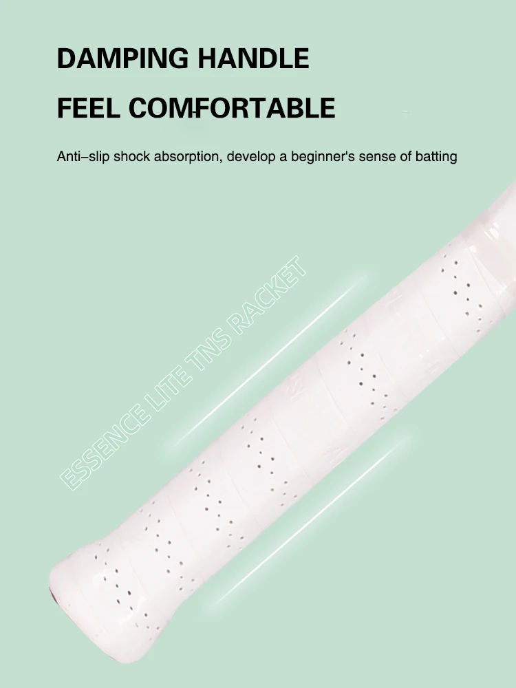 Description Picture 6 of itemWilson Tennis Rackets Carbon Single Play with Line Self-Practice Beginner Elastic Tennis Racket Professional Men Women Beginner