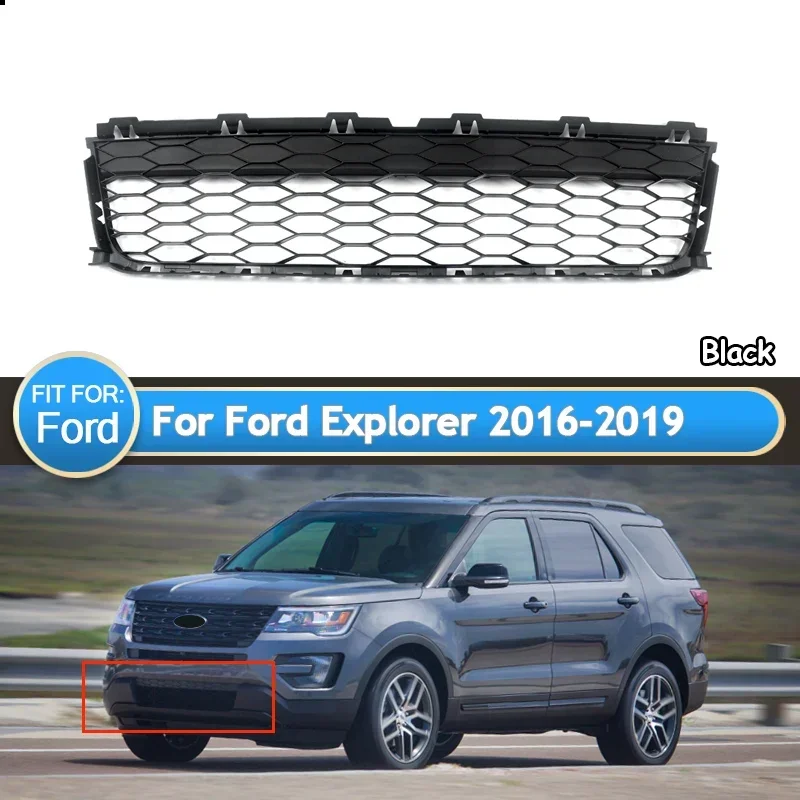 

Ford 2016-2019 Ford Explorer передний бампер, Нижняя решетка для телефона, черный
