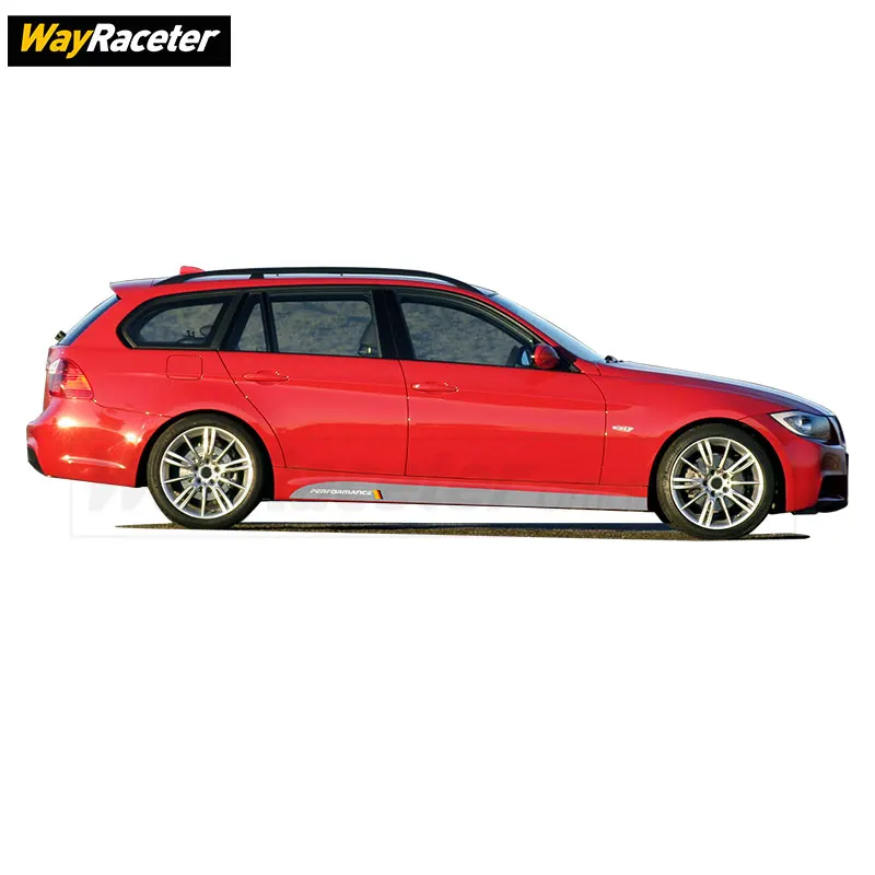 2 Adesivi 3D In Fibra Di Carbonio Per Minigonne Laterali Auto, Per BMW Serie 3 F30/F31 2011-2019 - 4