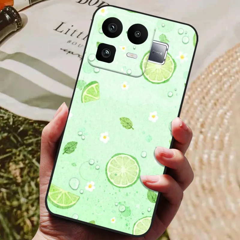 Shockproof Soft TPU Silicone Back Cover with Cute Cartoon Design - 6.78 Silicone Case