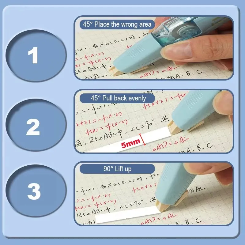 Deli Correction Tape 6m*5mm Large-capacity Correct Pen Diary Scrapbooking Student School Office Supplies Roller Correction Tape - 5