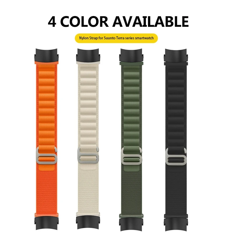 Wtitech 알파인 루프 교체 스트랩, 나일론 시계 밴드, Suunto Elementum Terra 및 Aqua 스마트워치용 팔찌