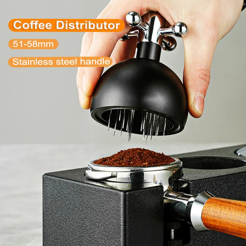 

51/53/58mm Coffee Distributor Coffee Powder Stirrer Needles Tool Easy To Use Convenient Clean Tamper Espresso Barista Accessorie