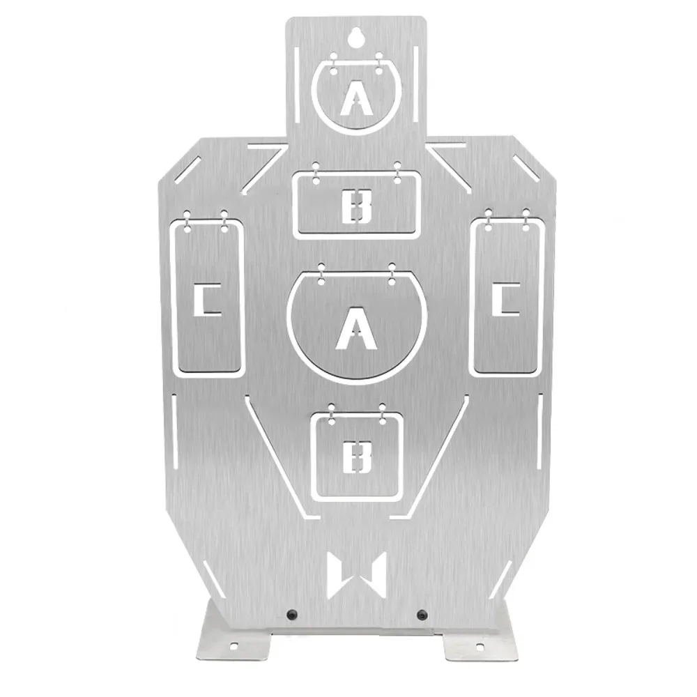 WSTShootingTrainingMetalTargetIDPAStainlessSteelTrainingTargetHuntingCSProfessional
