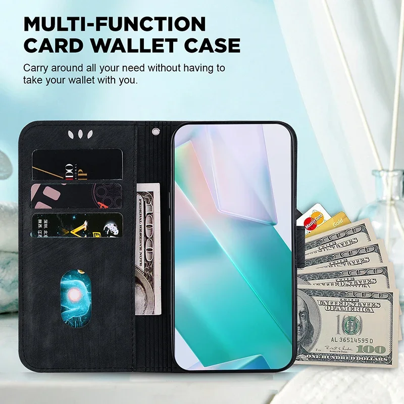 Premium Magnetic Leather Phone Case – Sleek and Durable Protection