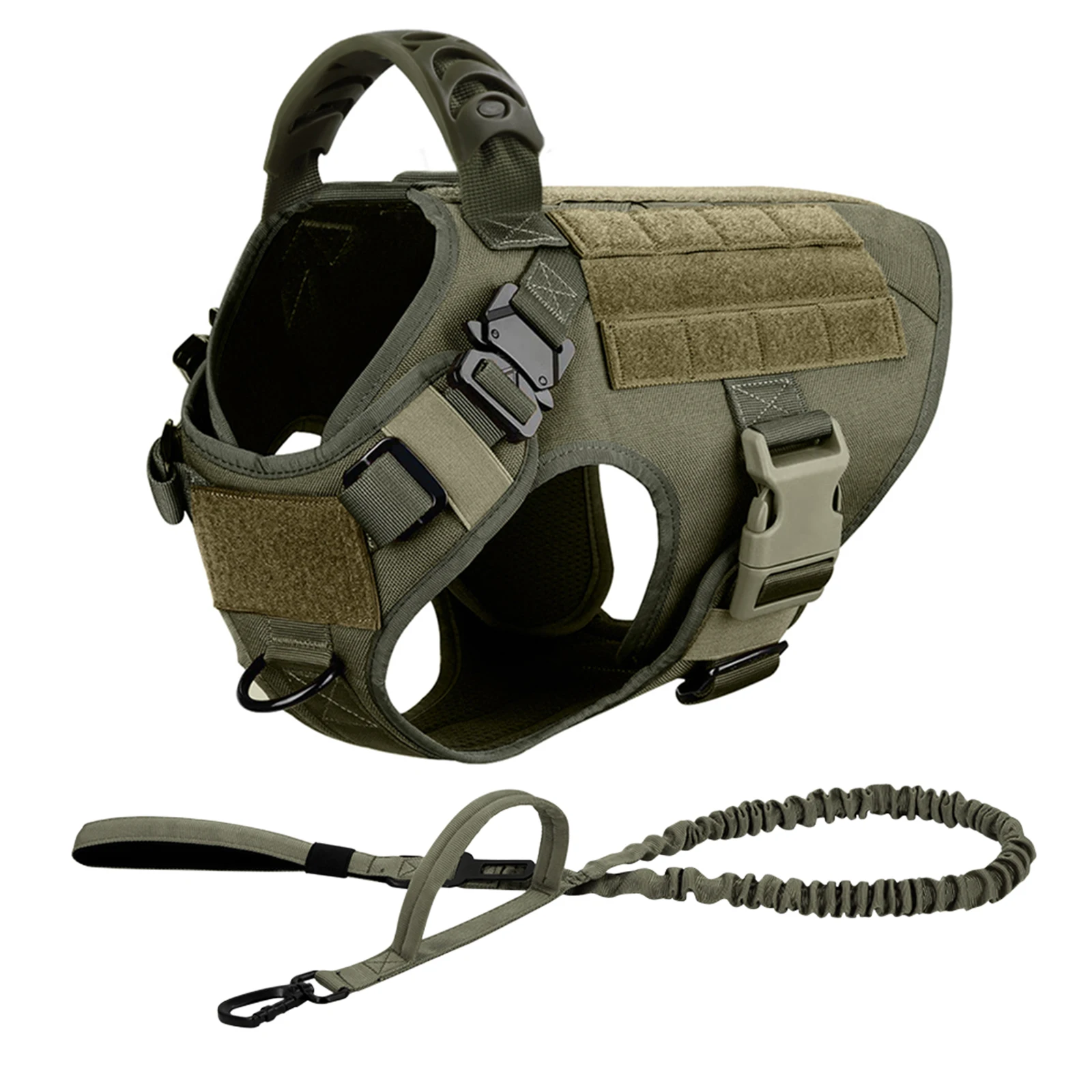 Tactical Dog Harness and Leash Set 1