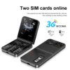 SERVO A70 PRO 180° Flip Mobile Phone 3G WCDMA Dual SIM Auto Call Record 2.6 inch HD Screen Flashlight Pocket Palm Phone TYPE-C 3