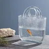 Creative Transparent Glass Handbag Fish Tank Vase Living Room Flower Arrangement Hydroponic Decoration Fish Tank Decoration Gift 3