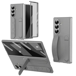 Funda protectora de silicona premium con agarre y soporte y película de vidrio
