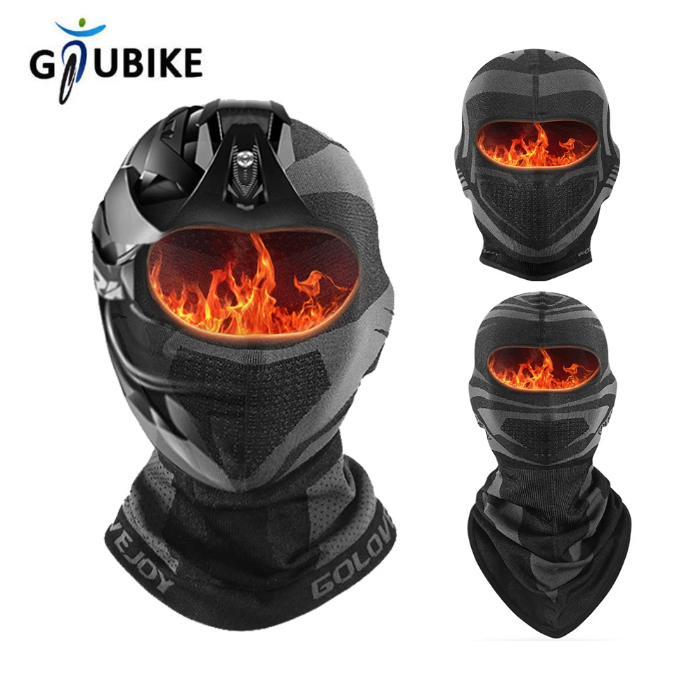 Cycling face masks Thermal balaclava mask Thermal Motorcycle Riding Face Mask Balaclava Head Cover Ski Bicycle Cycling Windproof Warm Motorcycle Hat Headwear