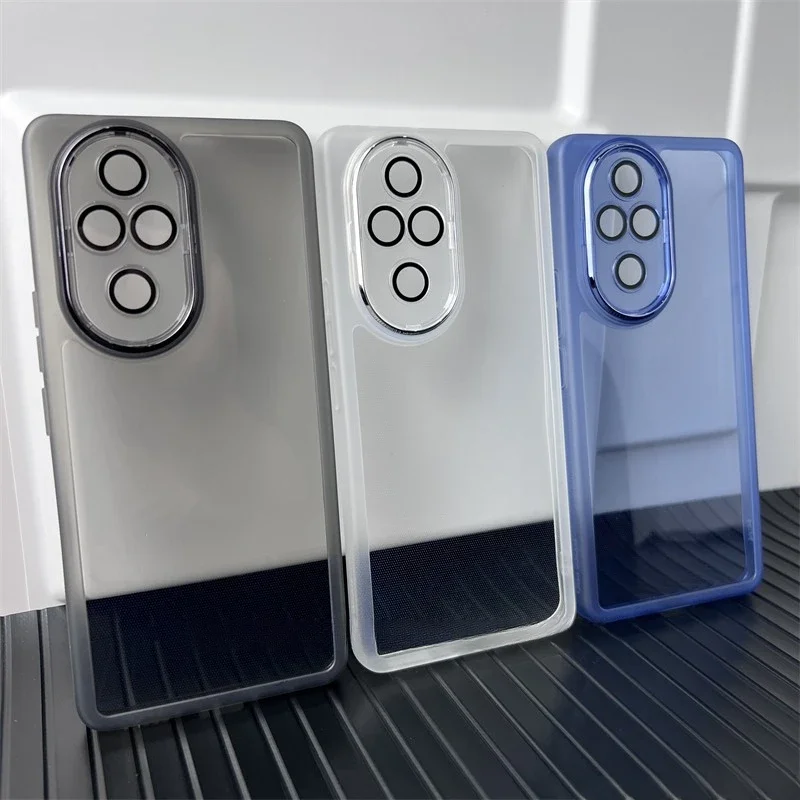 Acrylic Glass Phone Case with Lens Protector and Silicone Bumper - Transparent Finish
