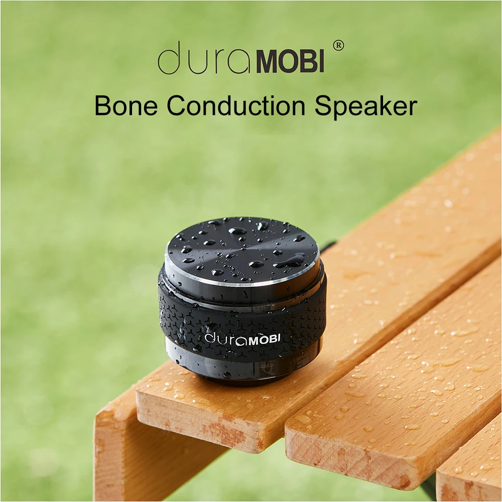 Dura MOBI – haut-parleur intelligent BT à Conduction osseuse, avec son stéréo, lumières LED, petit haut-parleur Portable pour la maison, l'extérieur et les voyages