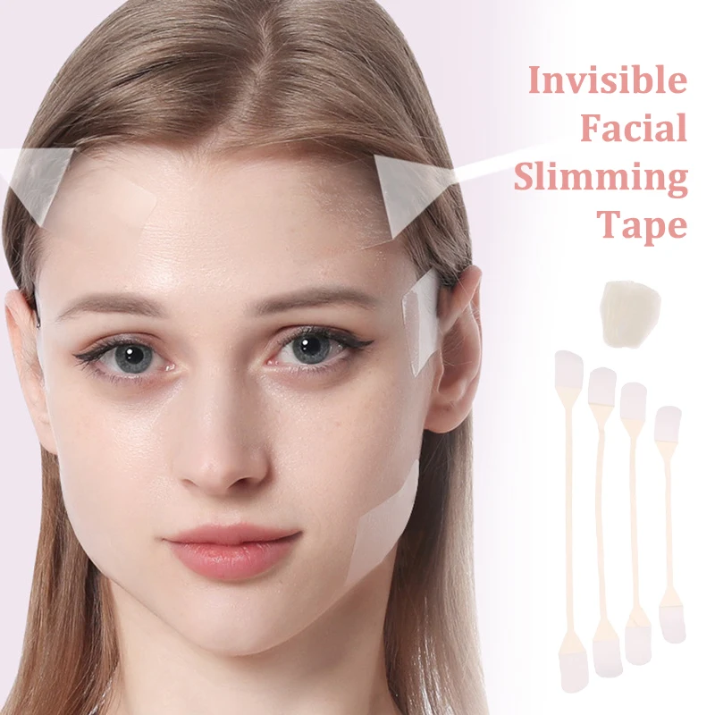 Instant Facial Lifting Sticker Invisible V Face Mask Fox Eyees Chin Line Skin Care Tools Pull String Patch Tight Shaping Paste