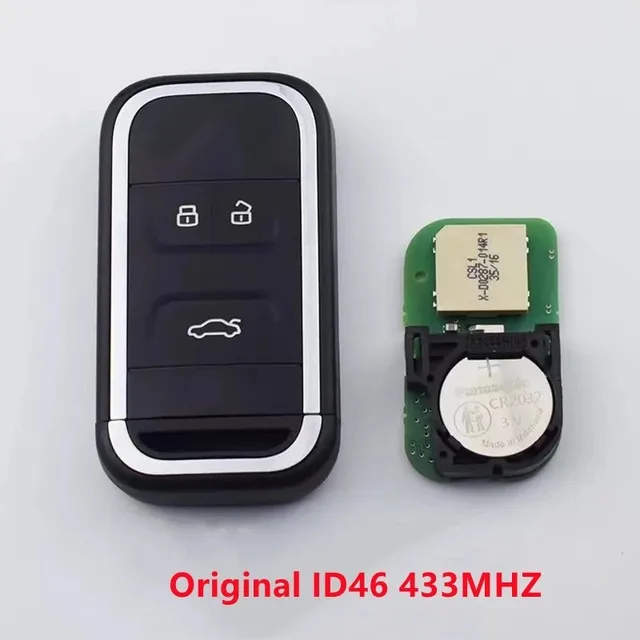 Keychannel – télécommande intelligente à 3 boutons, 433MHz, ID46, pour  voiture, Fob de proximité Keylessgo pour Chery Tiggo 5, Tiggo 7/8, ARRIZO  5, 6, 7 - AliExpress