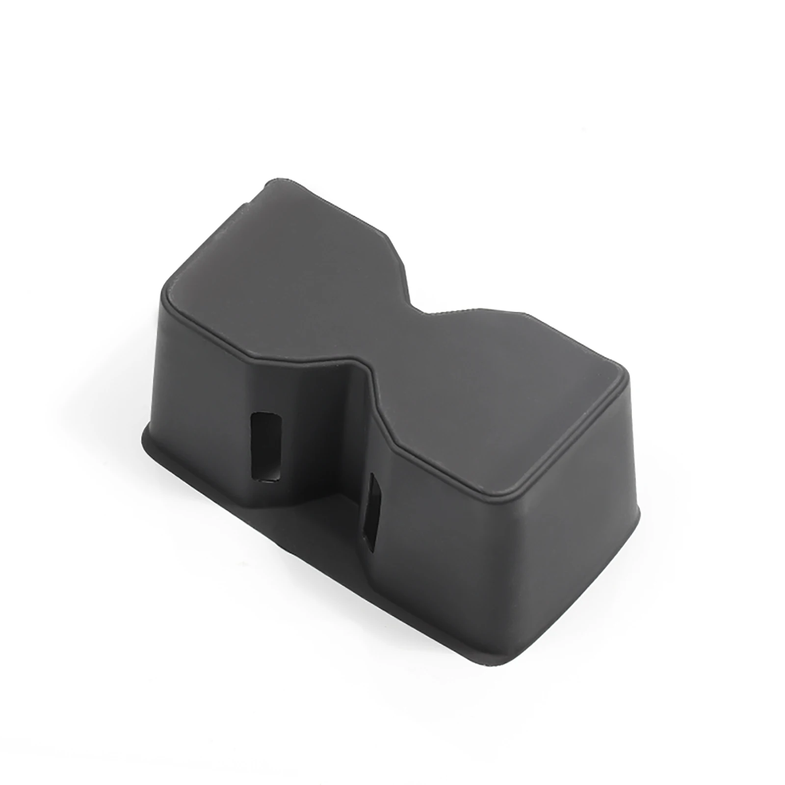 현대 싼타페 2024 2025용 물컵 홀더 자동차 액세서리 실리콘 충격 흡수 음료 홀더 수납함 정리 트레이