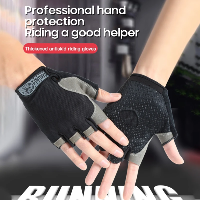 Cycling Half-finger Gloves Breathable Non-slip Fingerless Sport Gloves Bicycle Gloves Unisex Tactical Gloves Cycling Equipment 2